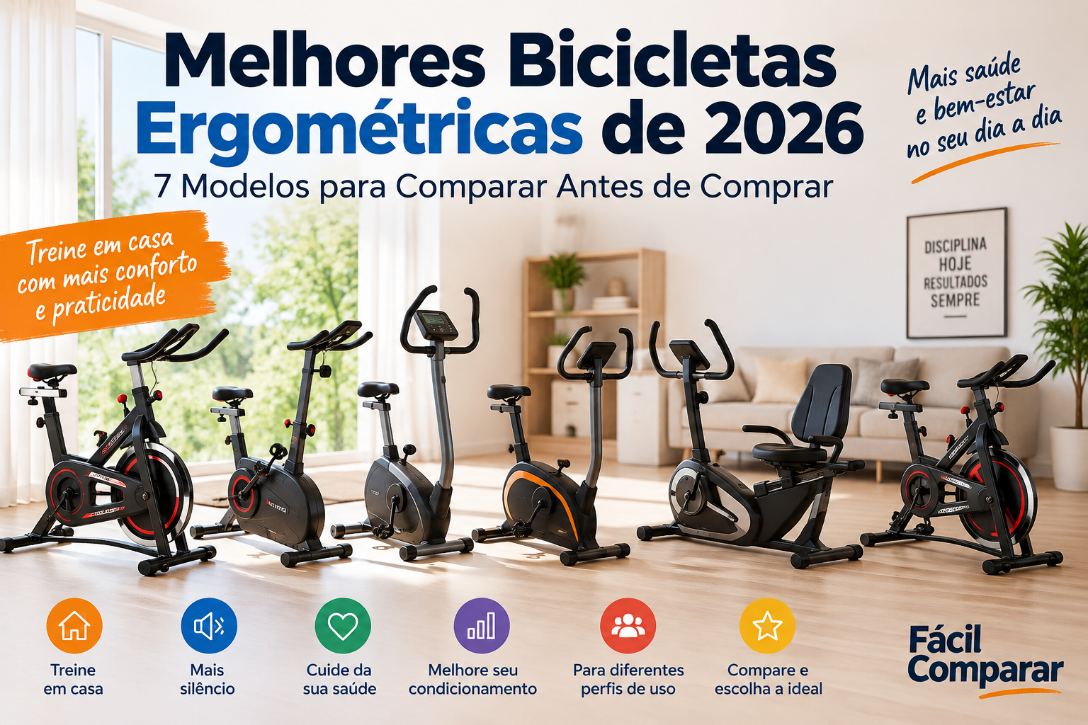 Melhores bicicletas ergométricas de 2026 7 modelos comparados