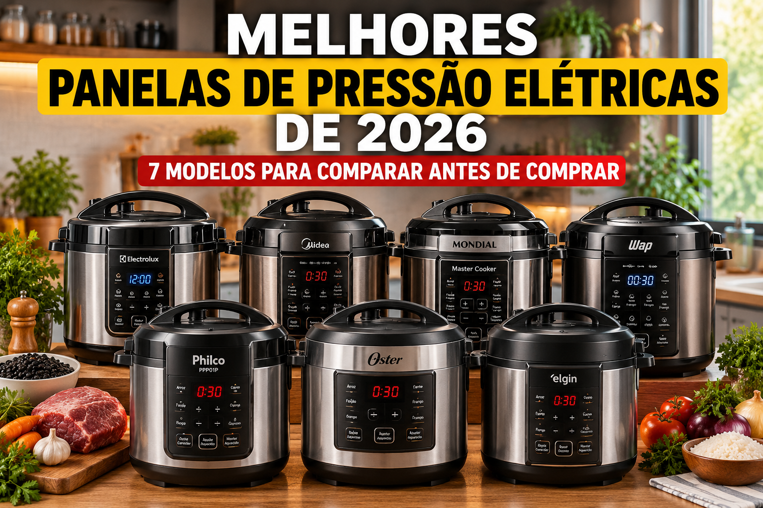melhores panelas de pressão elétricas de 2026